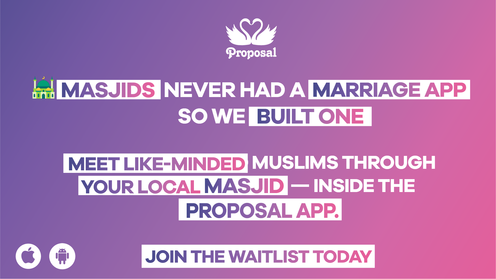 Proposal At the Masjid